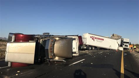 One Hospitalized following Multi Semi-Truck Accident on Interstate 10 [Tonopah, AZ]